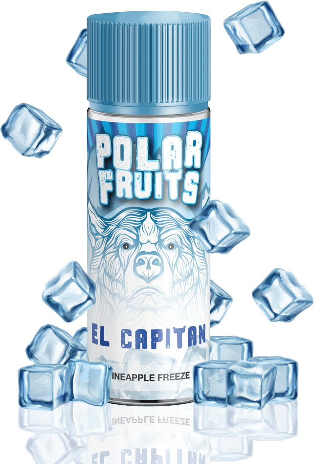 Polar Fruits El Capitan pineapple e-liquid bottle
