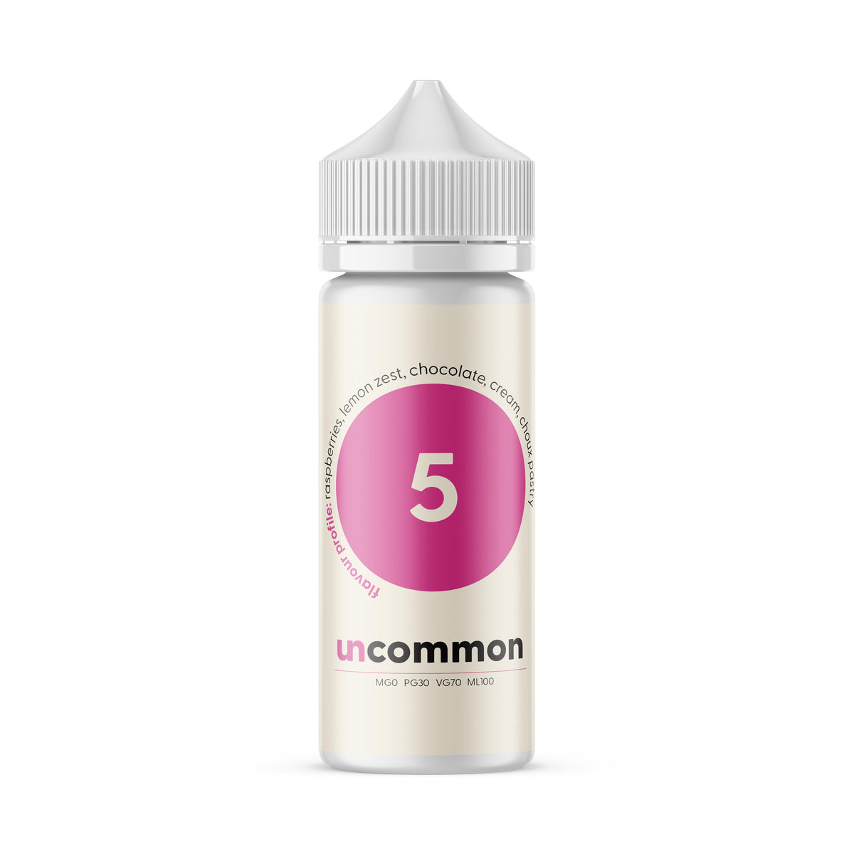 Supergood and Grimm Green Uncommon 5 e-liquid bottle