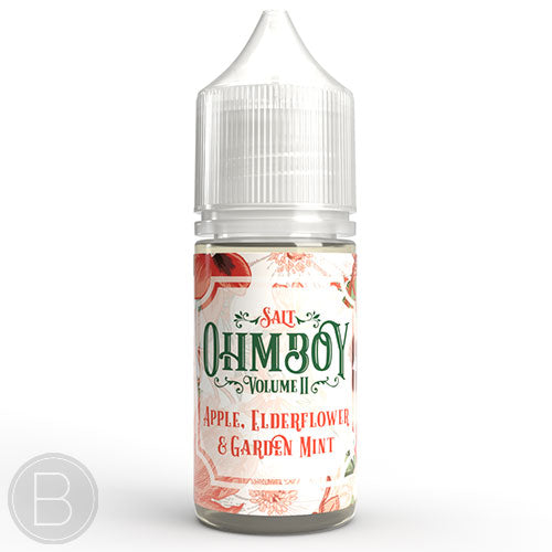 Ohm Boy Botanics Salt - Apple Elderflower and Garden Mint