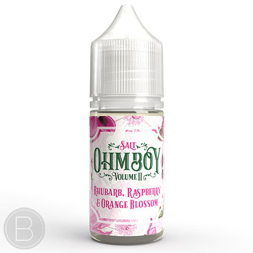 Ohm Boy Botanics Salt - Rhubarb Raspberry and Orange Blossom