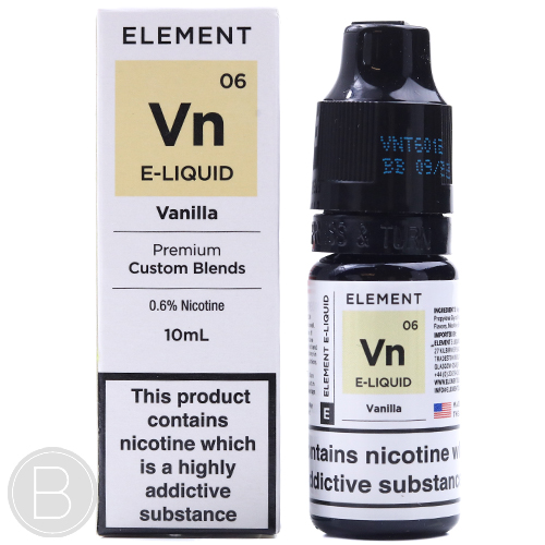 Element - Vanilla - Traditional 50/50 Series - BEAUM VAPE