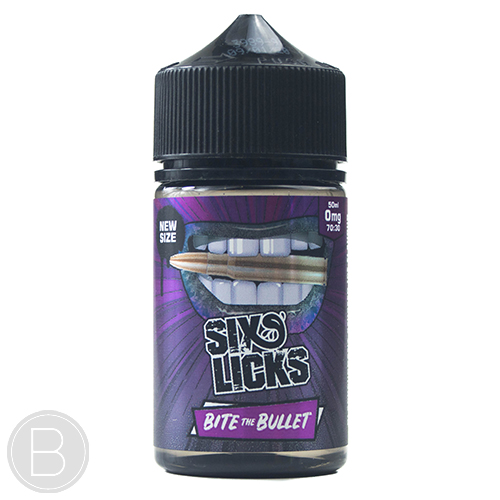 Six Licks - Bite The Bullet - 0mg 50ml Short Fill E-Liquid