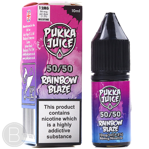 Pukka Juice 50/50 - Rainbow Blaze - 50/50 E-Liquid - BEAUM VAPE