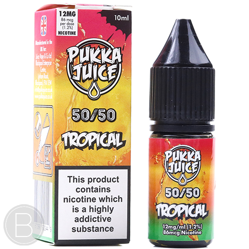 Pukka Juice 50/50 - Tropical - 50/50 E-Liquid - BEAUM VAPE
