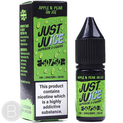 Just Juice - Apple and Pear Ice - 50/50 E-Liquid - BEAUM VAPE