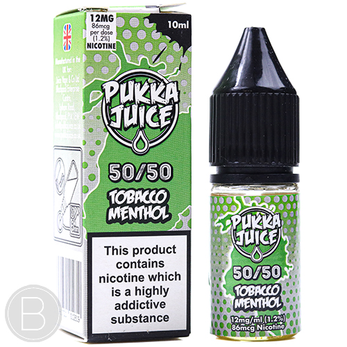Pukka Juice 50/50 - Tobacco Menthol - 50/50 E-Liquid - BEAUM VAPE