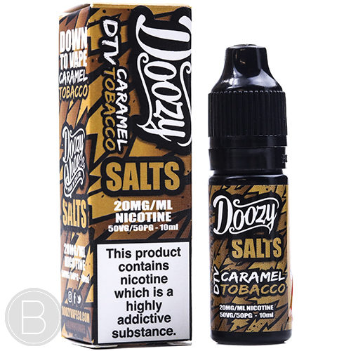 Doozy Vape Salts - Caramel Tobacco - 10ml E-Liquid - BEAUM VAPE