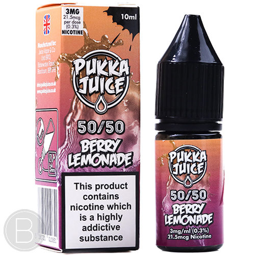 Pukka Juice 50/50 - Berry Lemonade - 50/50 E-Liquid - BEAUM VAPE