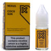 Nexus Salts - Coco Sun - 10ml Salt Nicotine E-Liquid - BEAUM VAPE