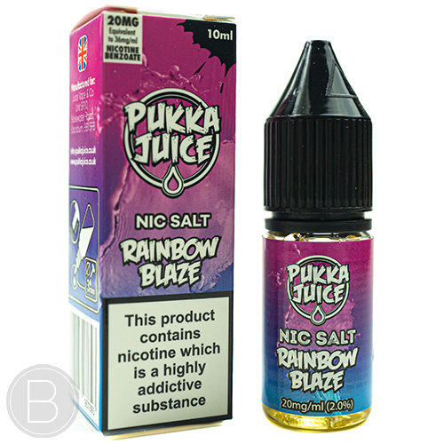 Pukka Juice Nic Salt - Rainbow Blaze - Salt E-liquid - BEAUM VAPE