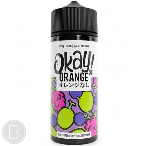 Okay! Orange - Grape, Raspberry & Blackcurrant - 100ml - BEAUM VAPE