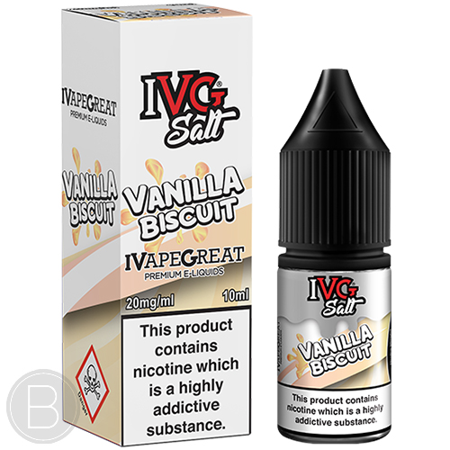 I VG - Vanilla Biscuit Nic Salt - 10ml E-Liquid - BEAUM VAPE