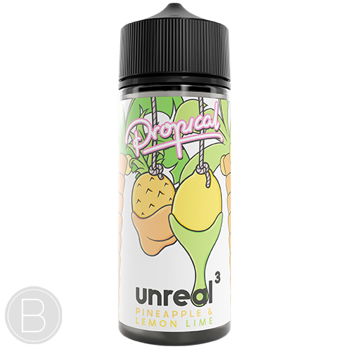 Unreal 3 - Pineapple, Lemon & Lime- 100ml Shortfill - BEAUM VAPE
