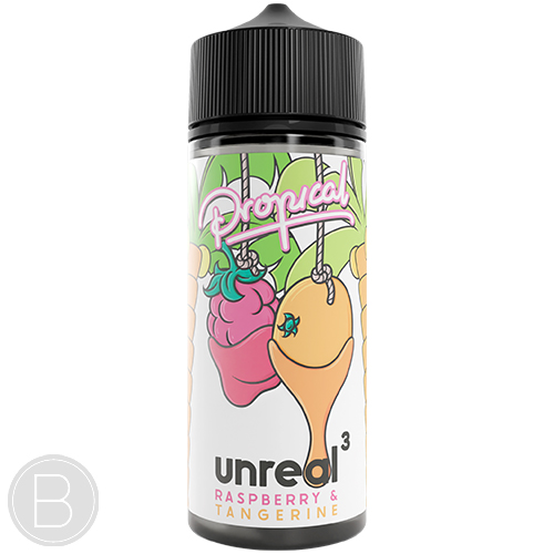 Unreal 3 - Raspberry & Tangerine - 100ml Shortfill - BEAUM VAPE