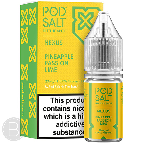 Nexus Salts - Pineapple Passion Lime - 10ml E-Liquid - BEAUM VAPE