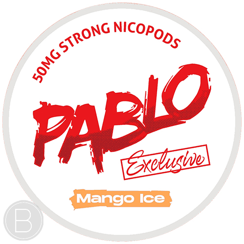 PABLO EXCLUSIVE- MANGO ICE - 50mg NICOTINE POUCH
