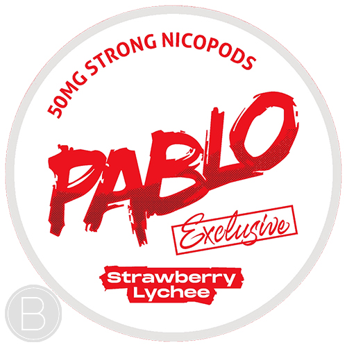 PABLO EXCLUSIVE- STRAWBERRY LYCHEE - 50mg POUCH